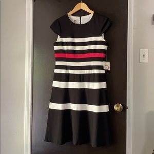 NWT Anne Klein Striped Dress